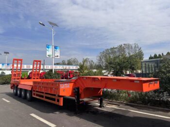 Trailer porte char semi-remorque